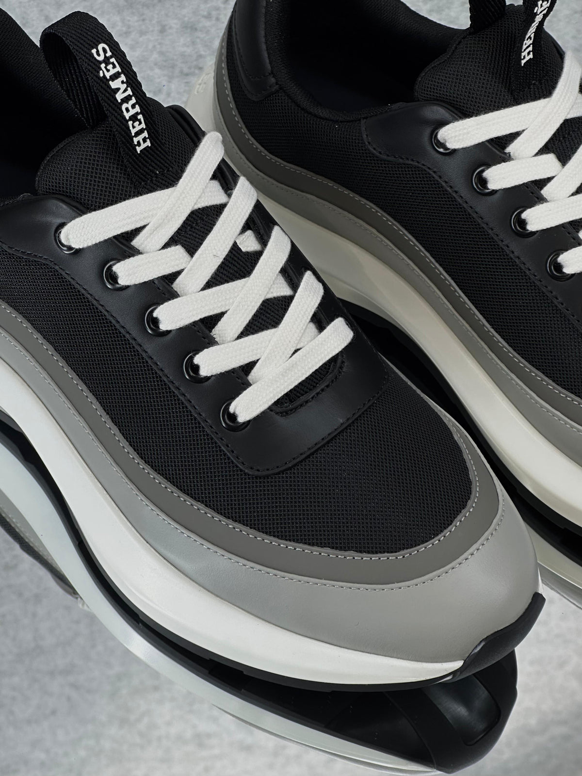 Hermès Gramme sneaker calfskin construction