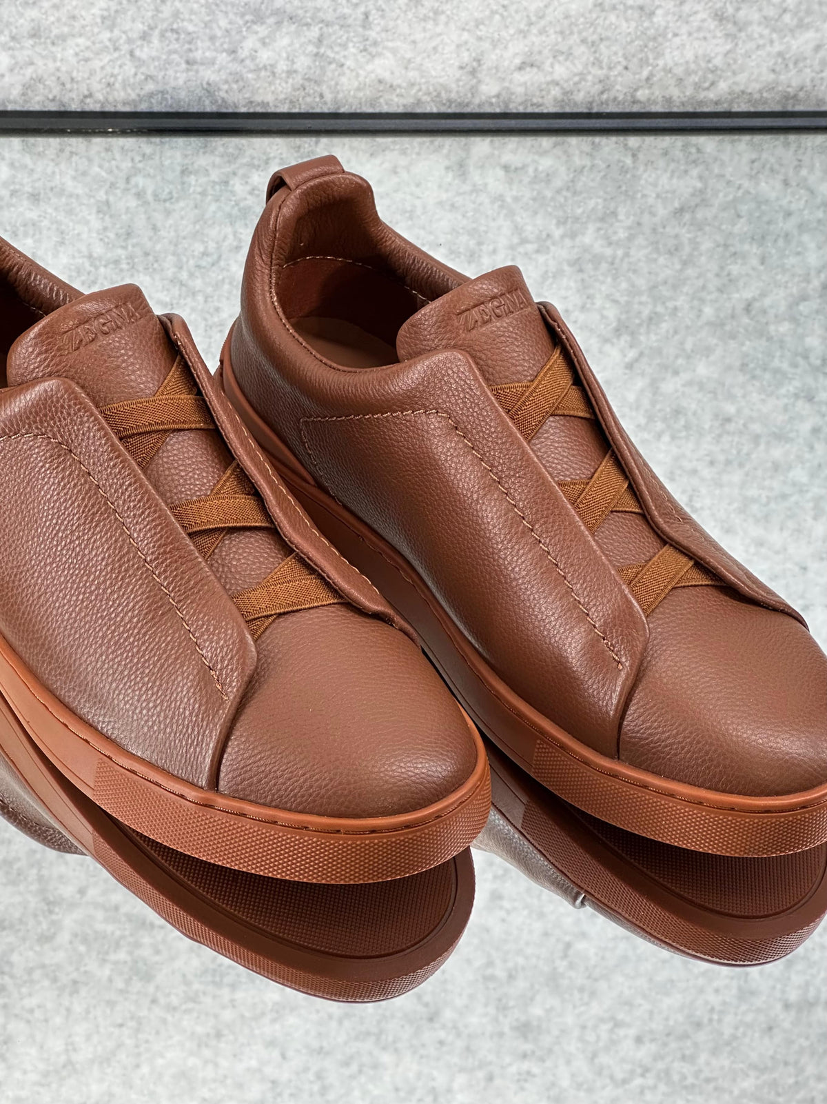Zegna triple stitch foliage