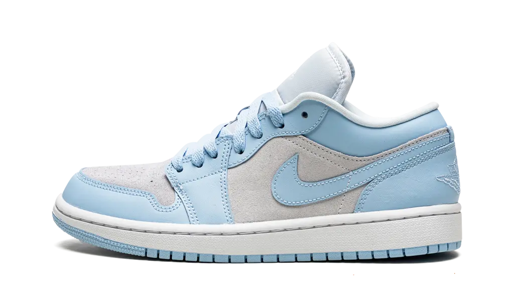 JORDAN 1 LOW "FOOTBALL GREY ALUMINUM"