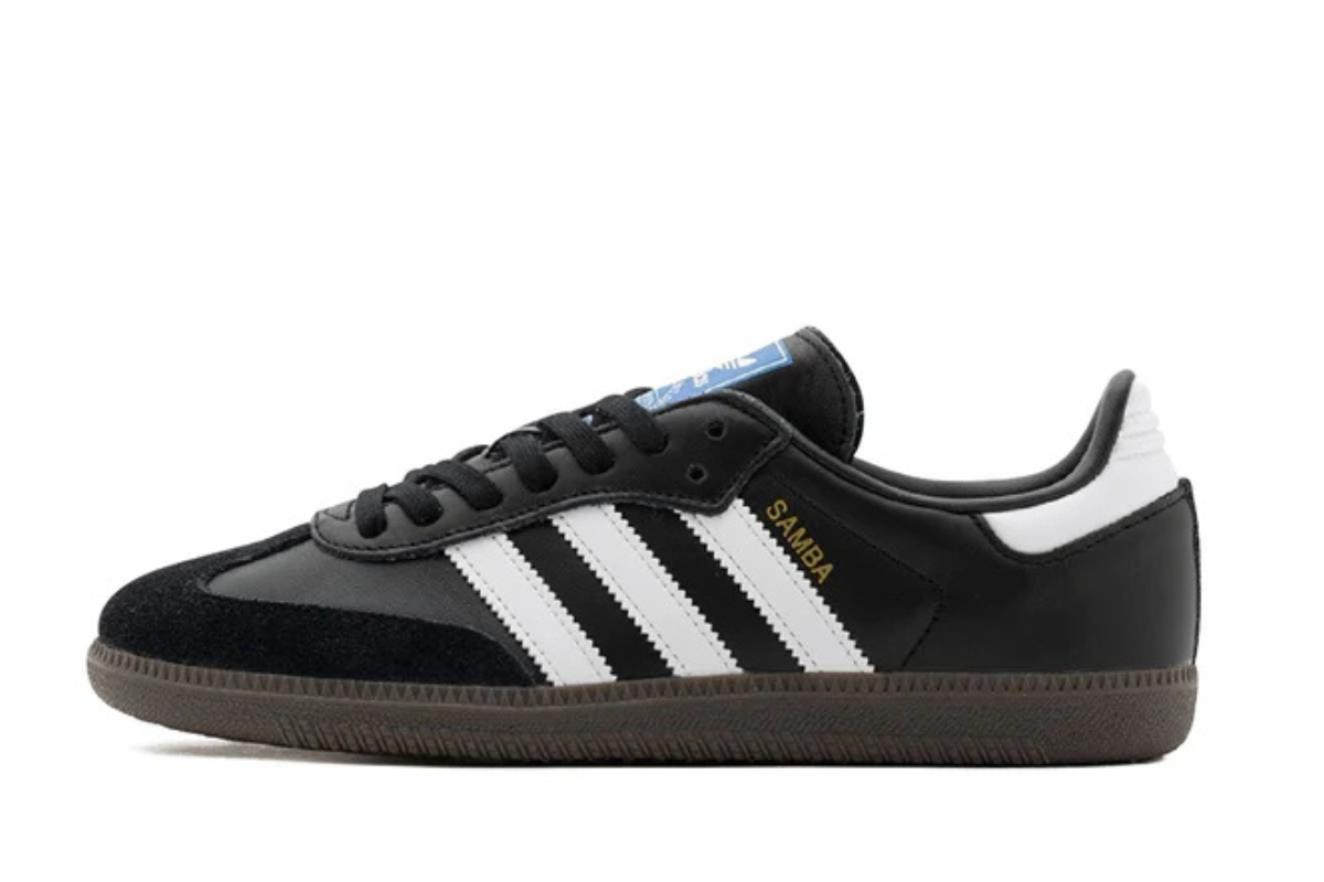 Adidas Samba in "Black/Gum"