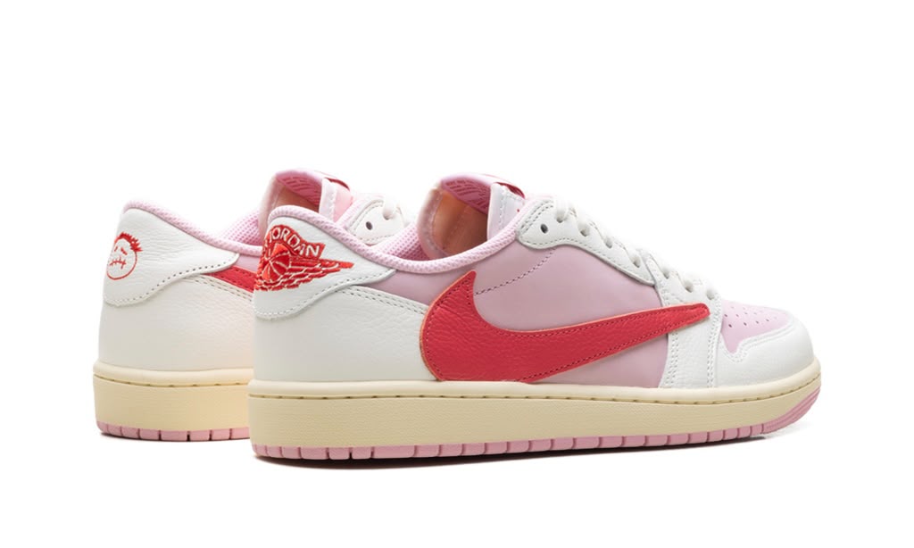 AIR JORDAN 1 LOW OG "TRAVIS SCOTT - TROPICAL PINK"