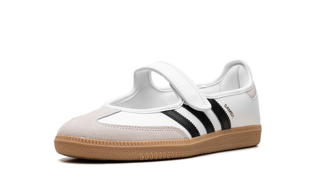 ADIDAS SAMBA JANE "WHITE BLACK GUM"