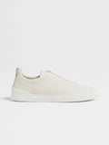 Zegna triple stitch white