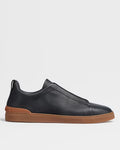 Zegna triple stitch black/brown