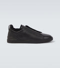 Zegna triple Stitch black