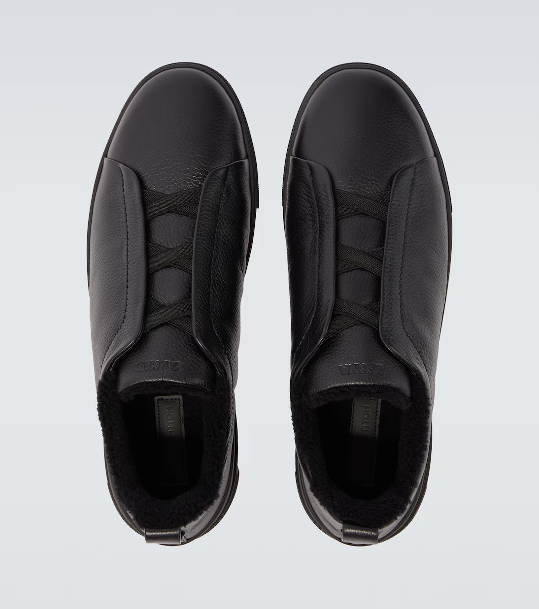 Zegna triple Stitch black