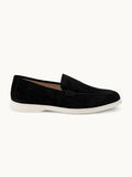 Loro piana Summer Walk Loafer Suede Black