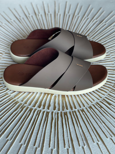 Loro Piana Palm Brown Sandal for Men – Luxury Italian Leather Footwear