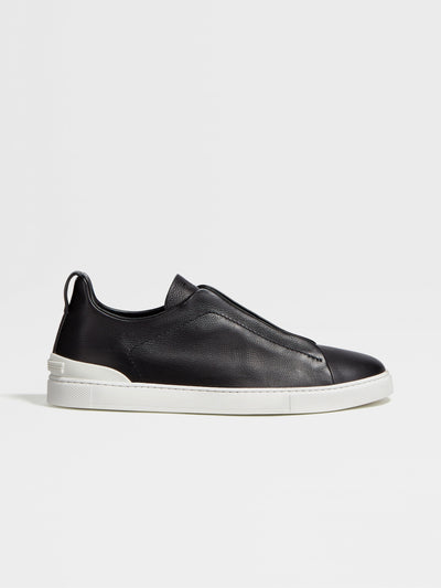 Zegna triple stitch black/white sole