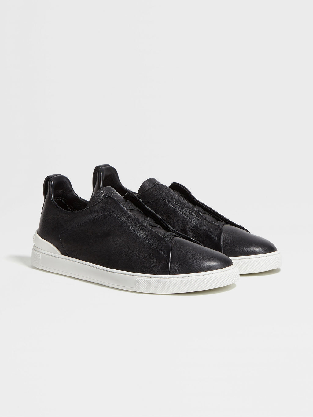 Zegna triple stitch black/white sole