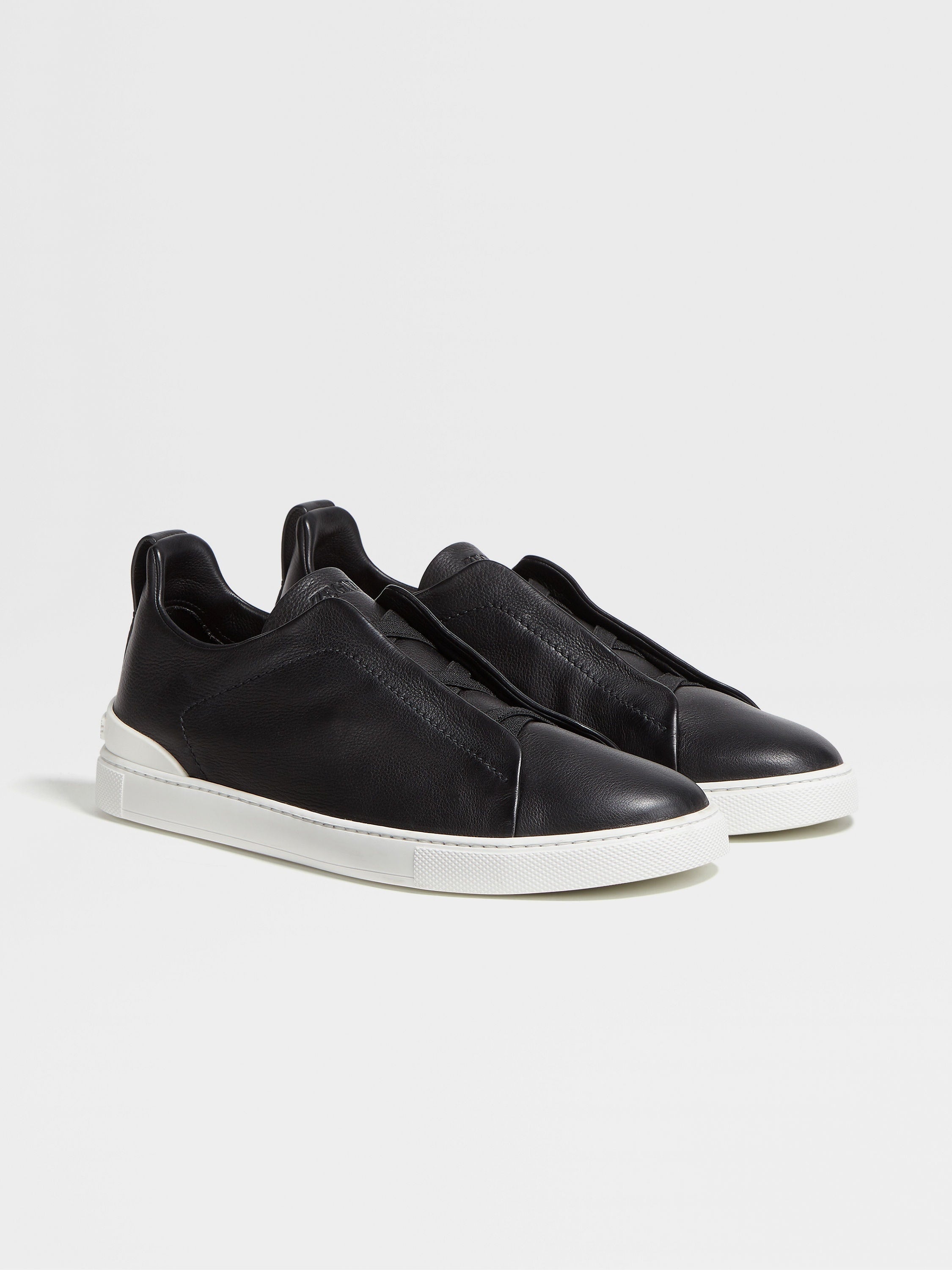Zegna triple stitch black/white sole