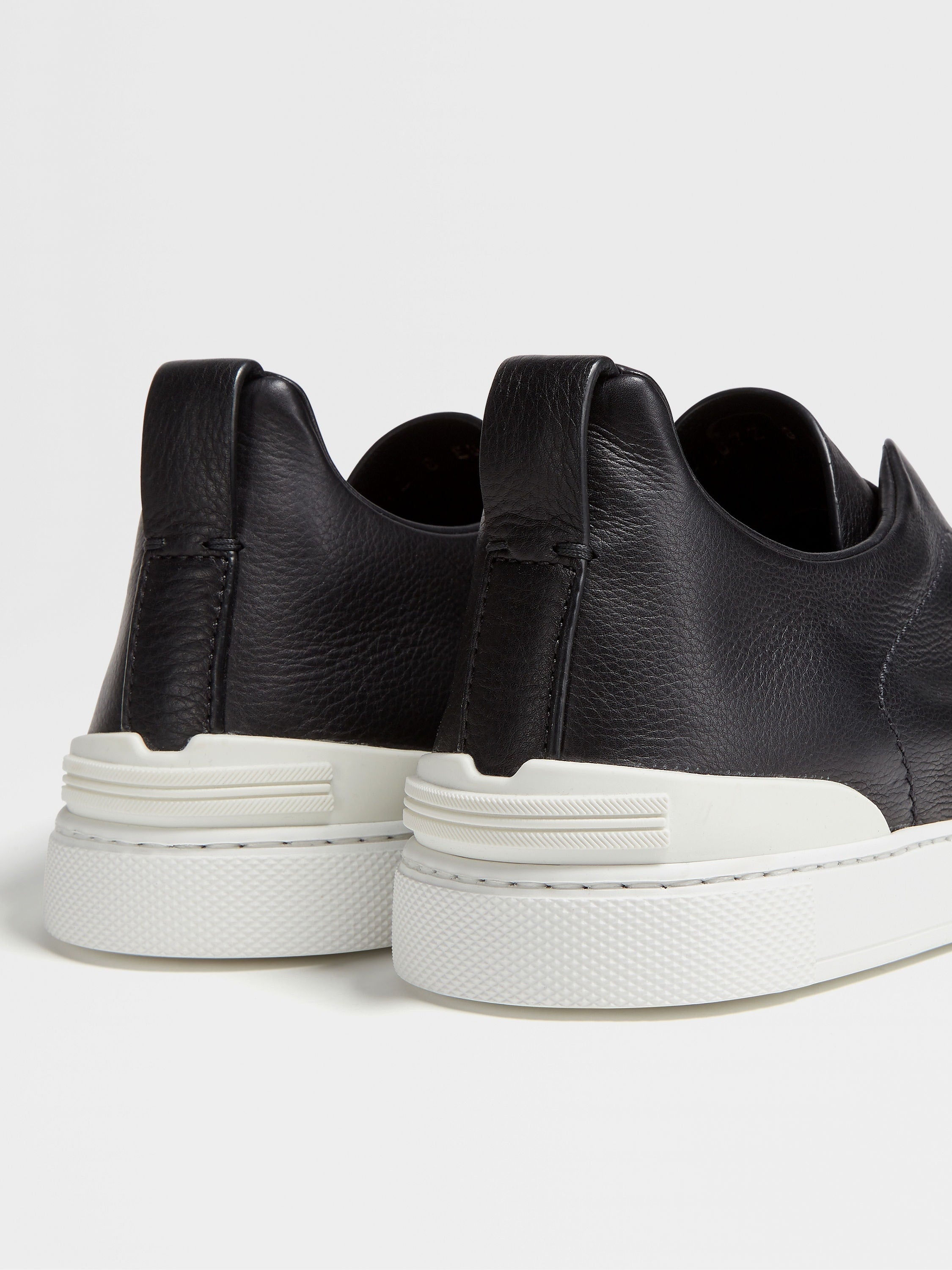 Zegna triple stitch black/white sole