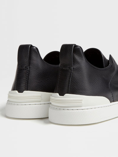 Zegna triple stitch black/white sole