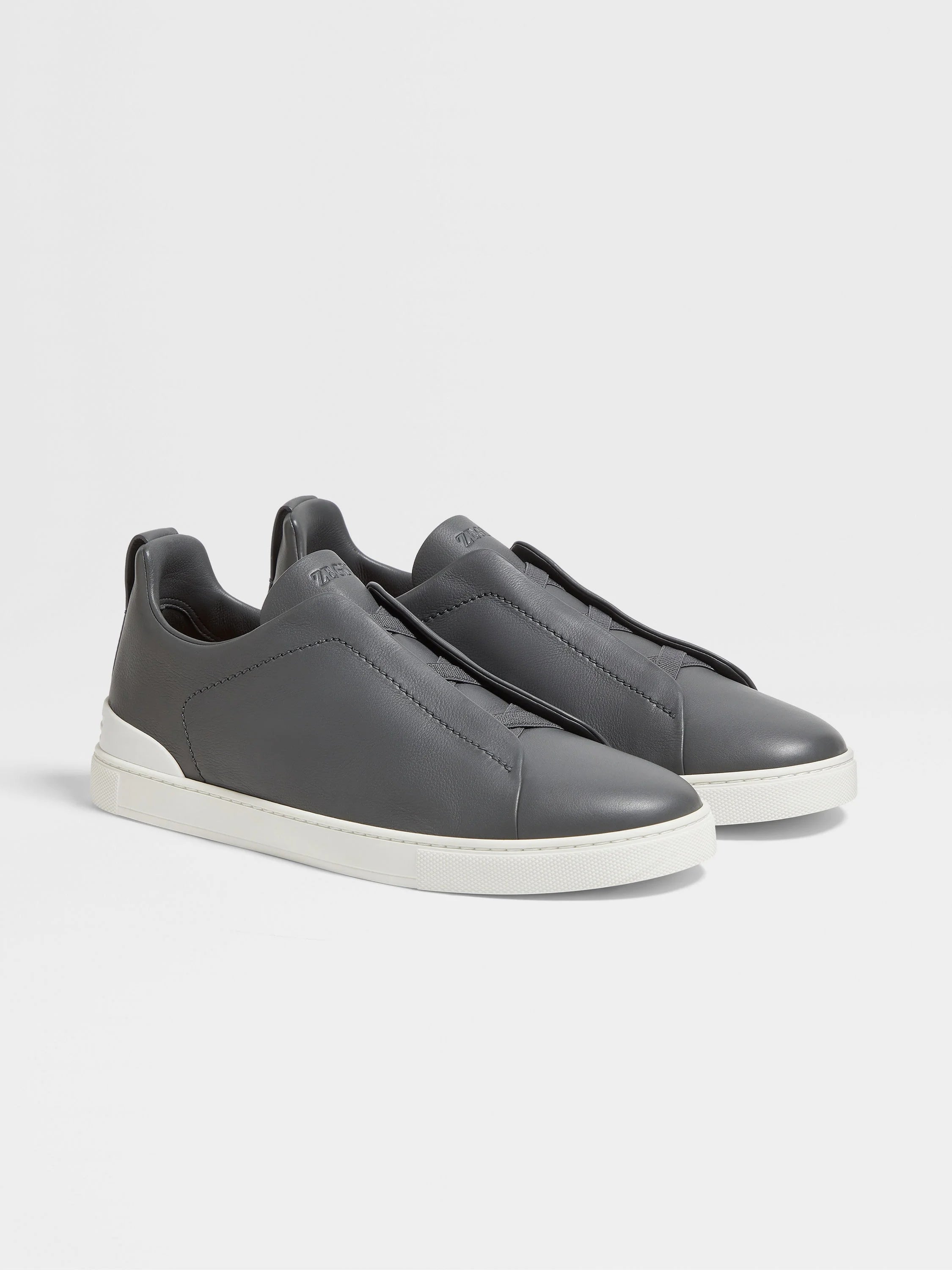 Zegna triple stitch Dark Grey