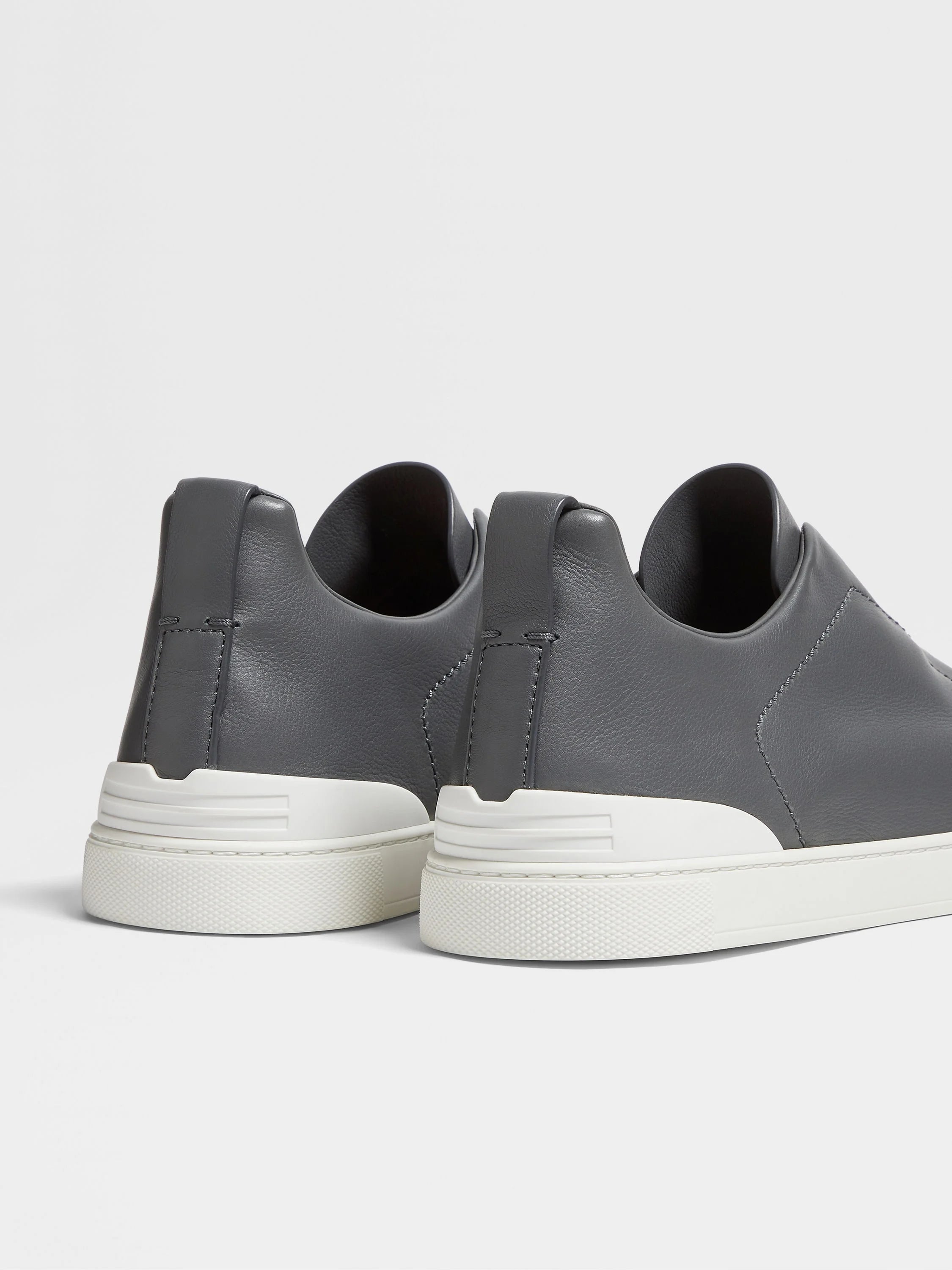 Zegna triple stitch Dark Grey