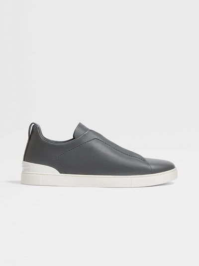 Zegna triple stitch Dark Grey