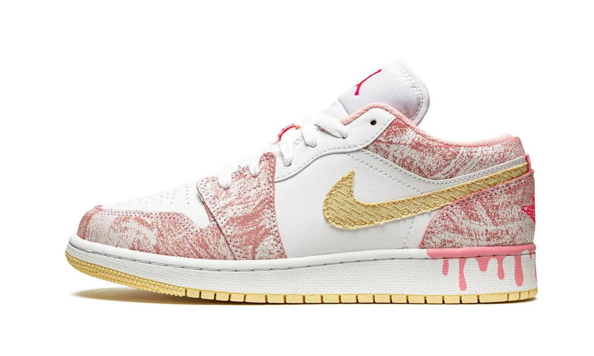 AIR JORDAN 1 LOW SE GS "Paint Drip"