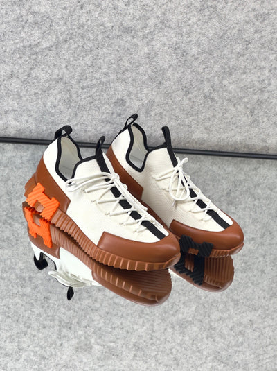 Hermès Lift Slip-On Sneakers knit upper, suede goatskin