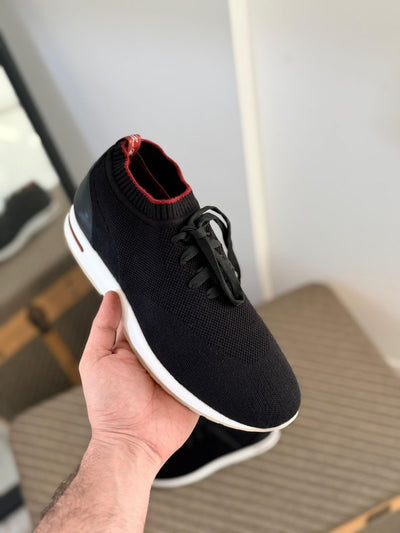 360 LP Flexy Walk Sneaker Wish® Wool Black | Loro Piana
