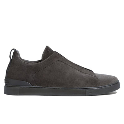 Zegna triple stitch Dark Chocolate suede