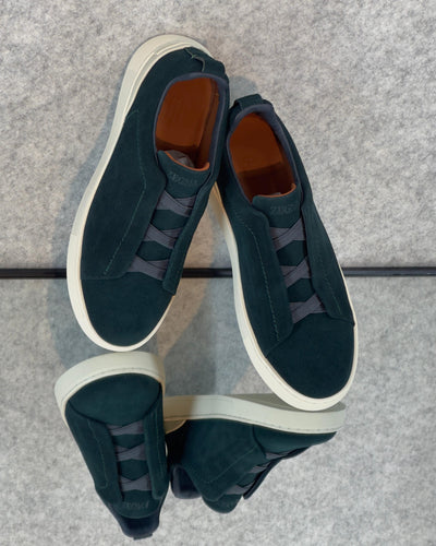Zegna triple stitch Deep teal