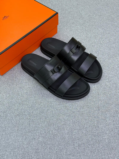 Hermès Jackson sandal calfskin rubber sole leather