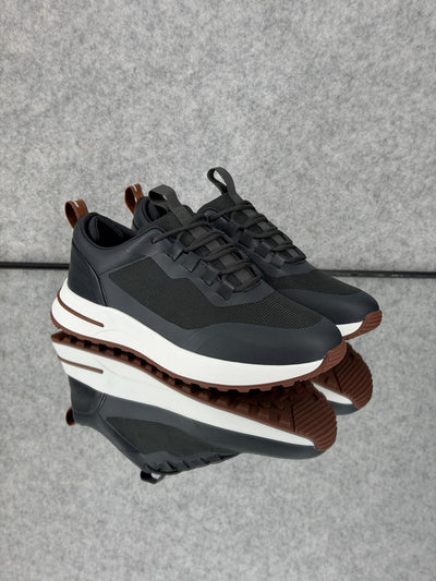 Loro piana Week End Walk Technical Mesh Black and white