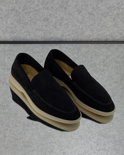 Loro piana Summer Walk Loafer Suede Black