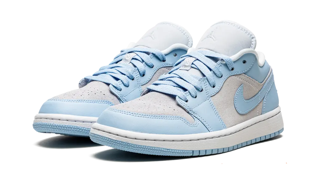 JORDAN 1 LOW "FOOTBALL GREY ALUMINUM"