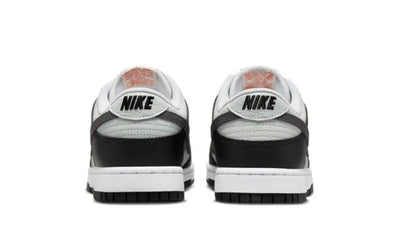 Nike Dunk Low "Black Total Orange Mini Swoosh"