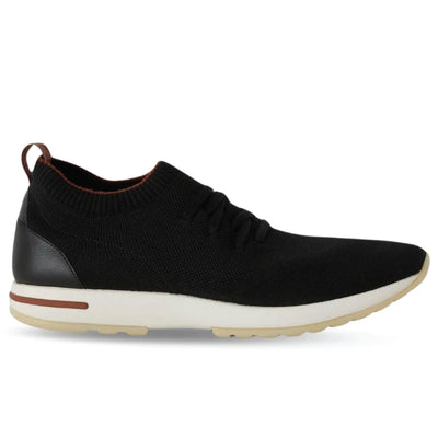 360 LP Flexy Walk Sneaker Wish® Wool Black | Loro Piana