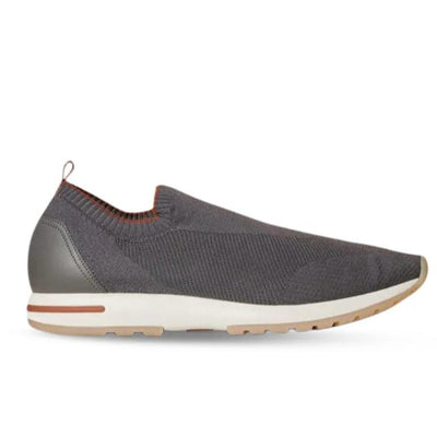 360 LP Flexy Walk Sneaker Microfibre Solid Flannel Gray | Loro Piana