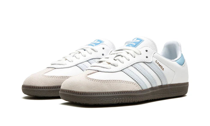 ADIDAS SAMBA WHITE / HALO BLUE