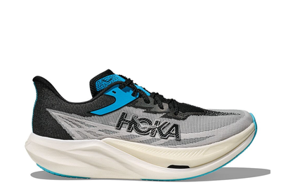 Hoka Rocket X 3 White and Black Edition