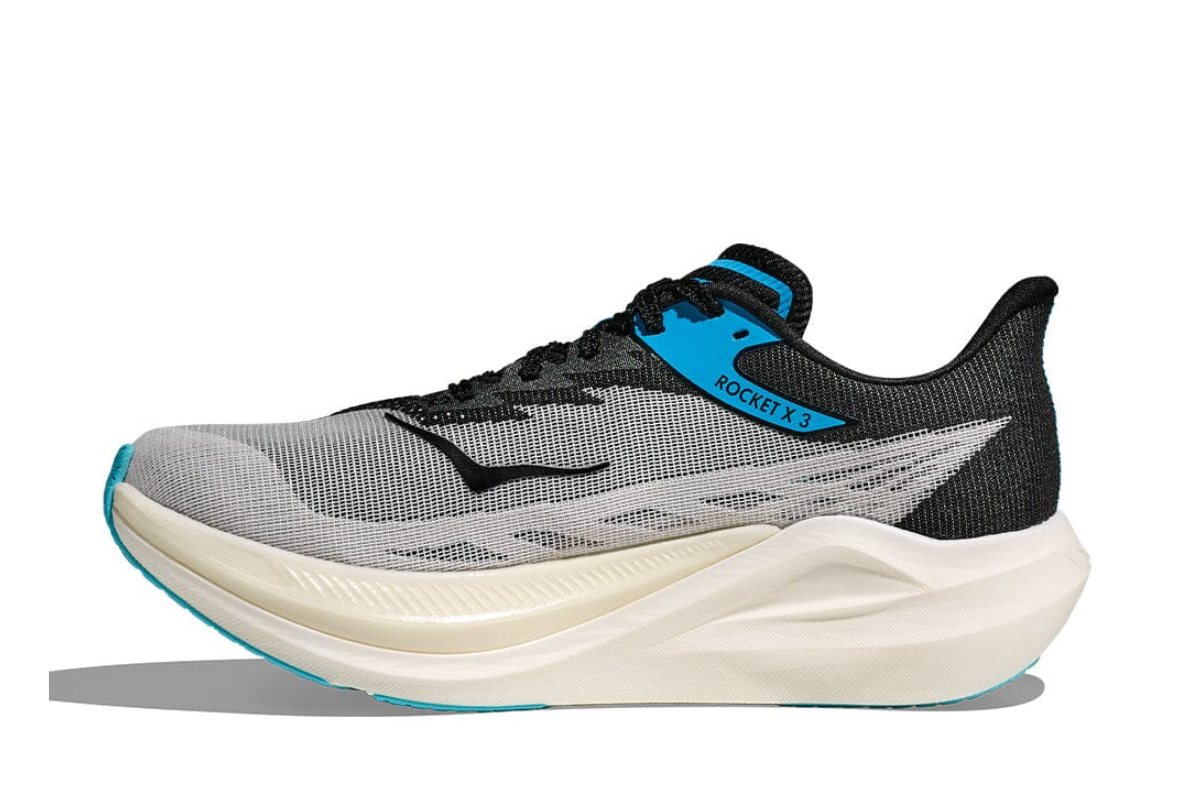 Hoka Rocket X 3 White and Black Edition