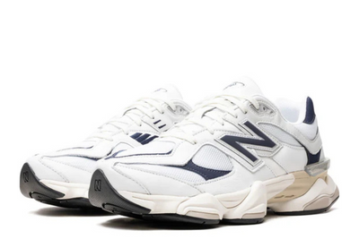 New Balance 9060 in "White/Navy"