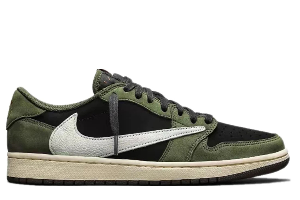 Travis Scott x Air Jordan 1 Low Black Olive Edition