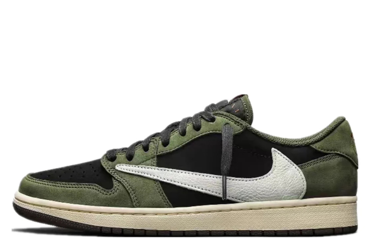 Travis Scott x Air Jordan 1 Low Black Olive Edition
