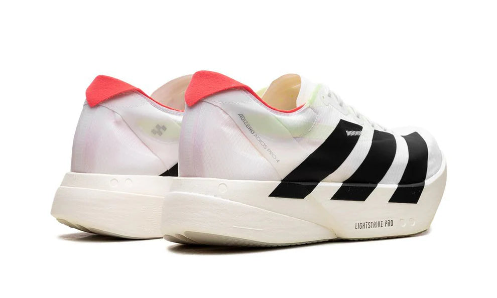 ADIDAS ADIZERO ADIOS PRO 4 WHITE BLACK RED