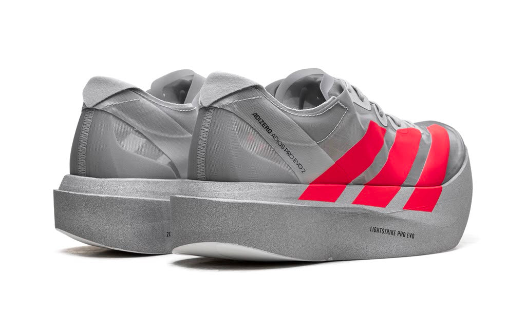 ADIDAS ADIZERO ADIOS PRO EVO 2 "SILVER METALLIC/LUCID RED/GREY TWO"