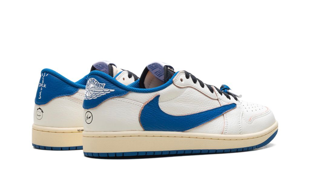 AIR JORDAN 1 LOW "TRAVIS SCOTT - FRAGMENT - SAIL"