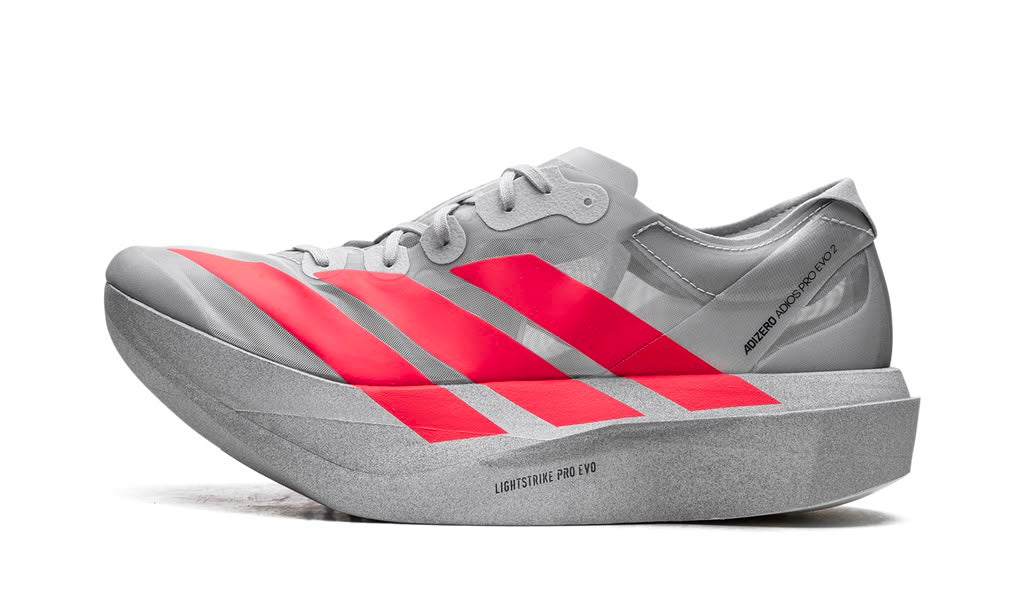 ADIDAS ADIZERO ADIOS PRO EVO 2 "SILVER METALLIC/LUCID RED/GREY TWO"